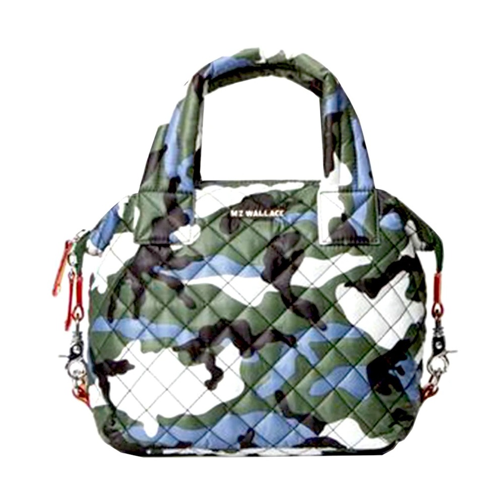 MZ WALLACE Small Sutton Ocean Camo crossbody bag purse